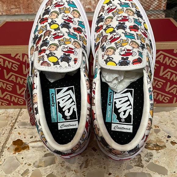 Vans Classic slip on comfy Cush puppies and kittens - Picture 7 of 8